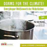 Unser Tipp: Koche mit Topf und Deckel